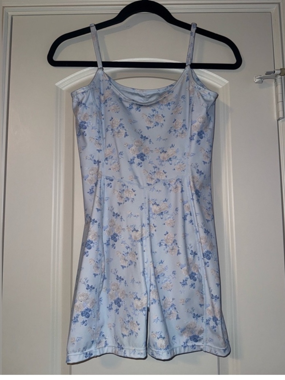 LoveShackFancy Atticus Floral Romper XS Blue NWT Soft Girl Cottagecore - Picture 2 of 13